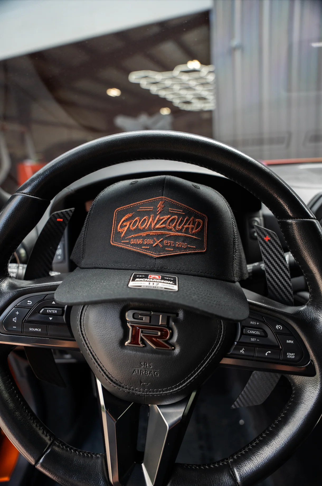 Goonzquad Copper Stitch Trucker Hat – Black - Image 3