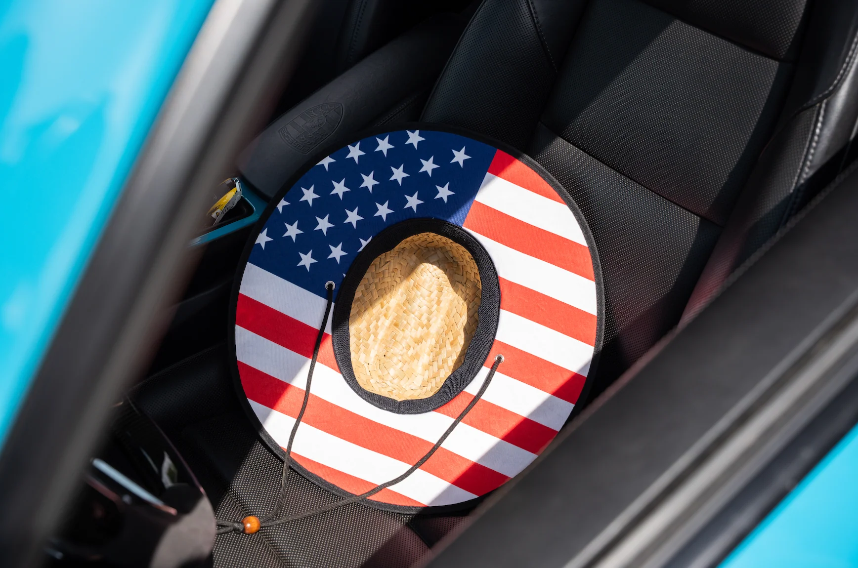 Goonzquad USA Flag Straw Hat - Image 4